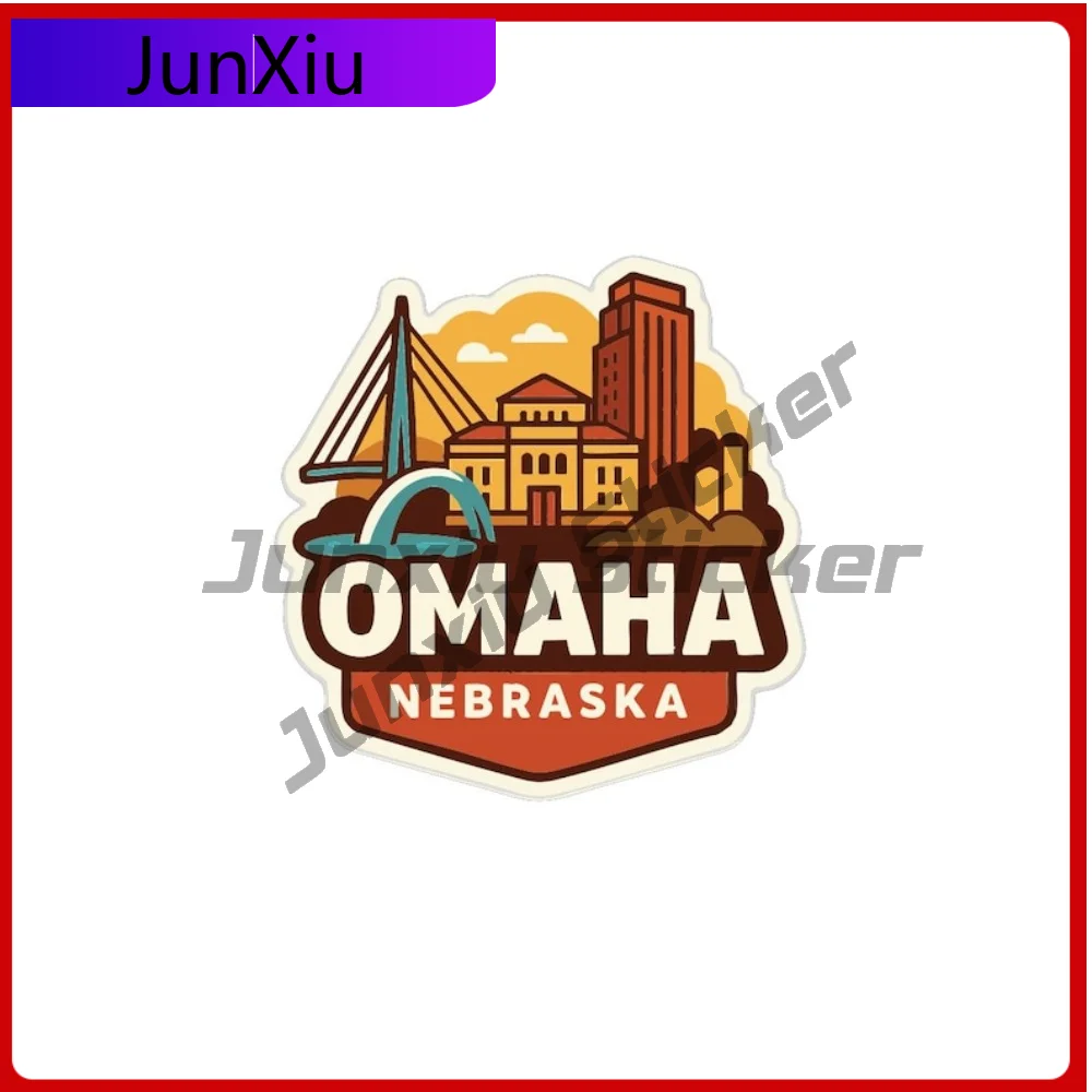 

Omaha Nebraska Travel Sticker Vinyl Waterproof Decal V 125 Motorcycle Truck Electric Scooter Stickers Camping Car Sticker Decals