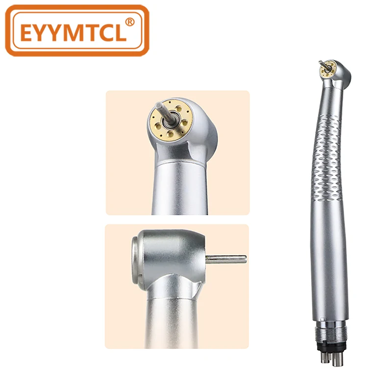 

EYY Dental High Speed 5 LED Handpiece Air Turbine 4/2 Holes Push Button 5 Water Sprays Ceramic Bearing Rotor Dentist Tools