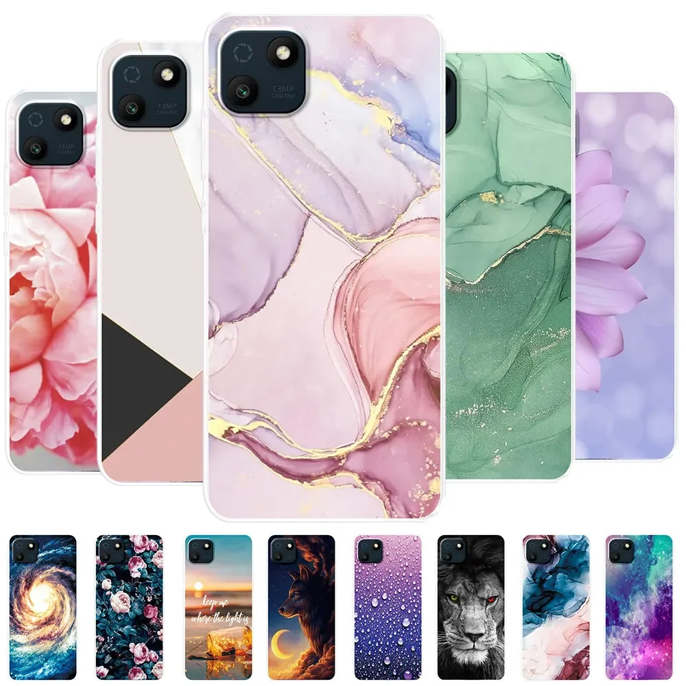 For Wiko T10 Case 6.5\'\' Cover Marble Clear TPU Soft Silicone Phone Case For Wiko T10 Coque For WikoT10 T 10 Fundas Bumper Shell