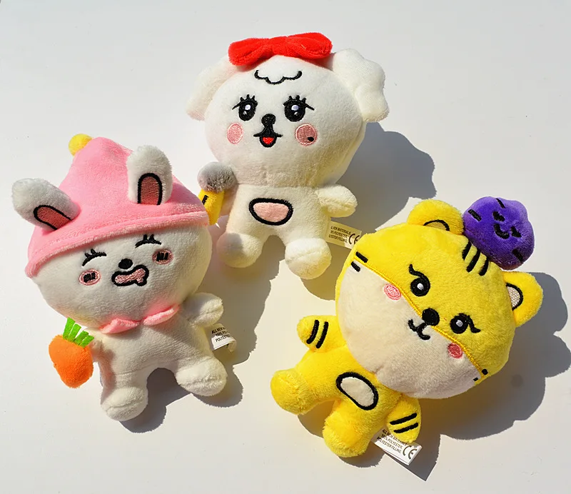 

15CM KPOP STAYC Plush Doll Keychain Cartoon Image Kawaii Soft Short Plush Toy SUMIN SIEUN ISA SEEUN YOON J Gift Fans Collection