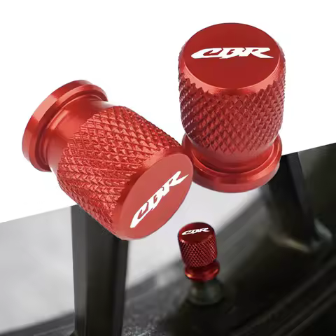 CNC Motorcycle Tire Valve Core Air Port Stem Cover Caps Plug Accessories For Honda CBR 300R 500R 650R 650F 600RR 1000RR 954 RR