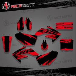 NICEMOTO New Style TEAM GRAPHICS BACKGROUNDS DECALS STICKERS Kits For Honda CRF250 CRF250R CRF 250 250R 2008 2009