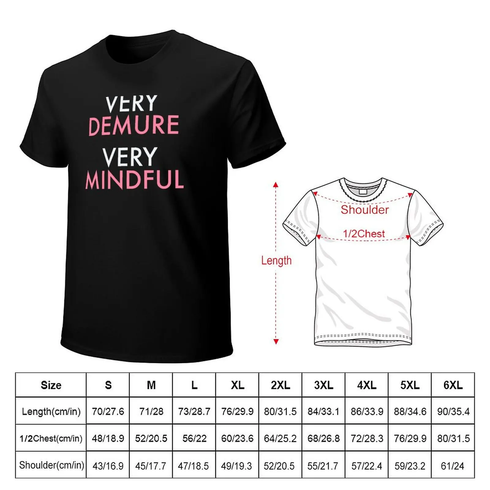 Very demure very mindful T-Shirt funny costumes summer tops anime t shirts cheap stuff Men's t-shirt