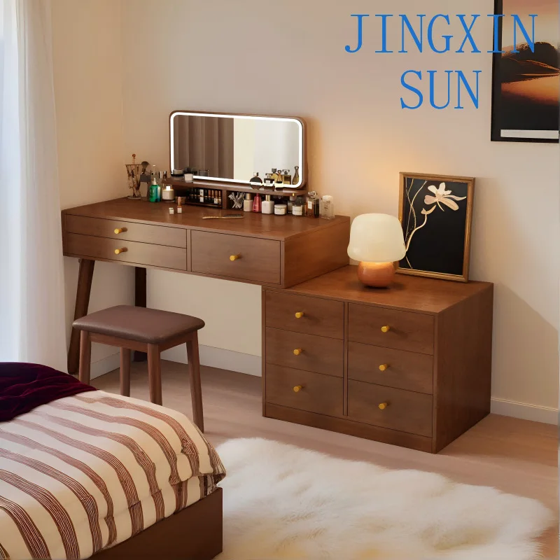 Dresser modern simple bedroom storage desk chest integrated