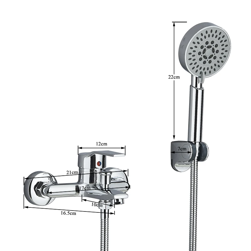 Matte Black Bathroom Shower Faucet Bathtub Hot Cold Water Mixer Tap Black Chrome Bathroom Shower Faucet Mixer Taps
