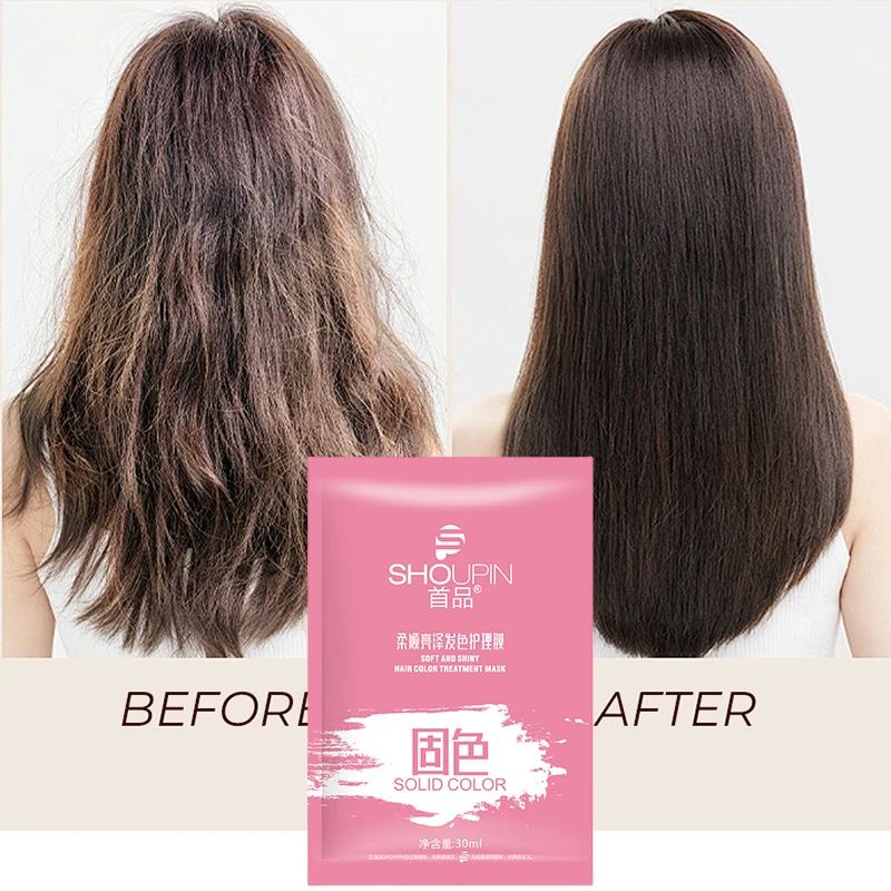 

Keratin Hair Mask Magical 5Second Repair Damage Frizzy Soft Smooth Shiny Hair Deep Moisturize Hair Treatment Hair Care Mask 30ml