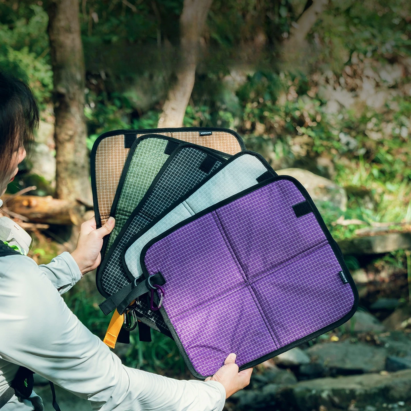 Portable Outdoor Folding Cushion, Dyneema Picnic Mat, Waterproof Moistureproof Thickened Pad for Camping & Hiking