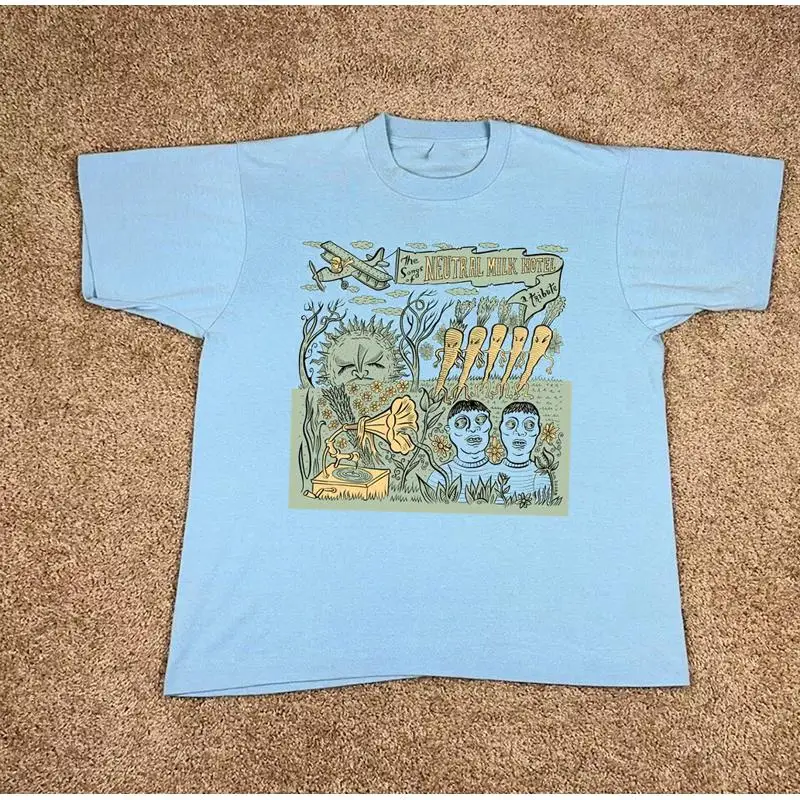 

Neutral Milk Hotel Band Art Front T Shirt Size S 5Xl
