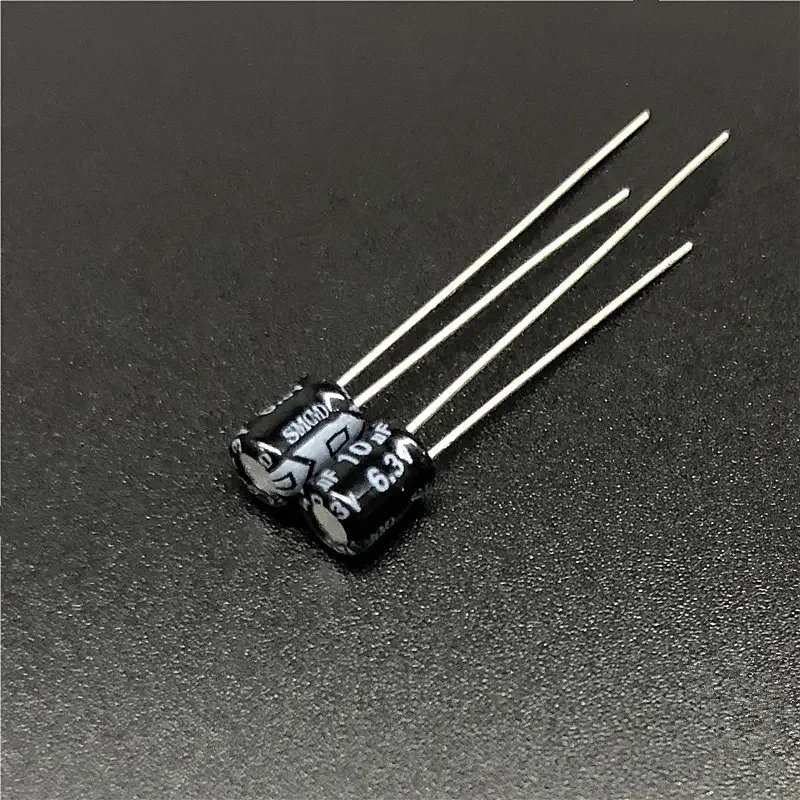 20Pcs/100Pcs 10uF 6.3V SAMXON SM Series 4x5mm High Quality 6.3V10uF Aluminum Electrolytic capacitor