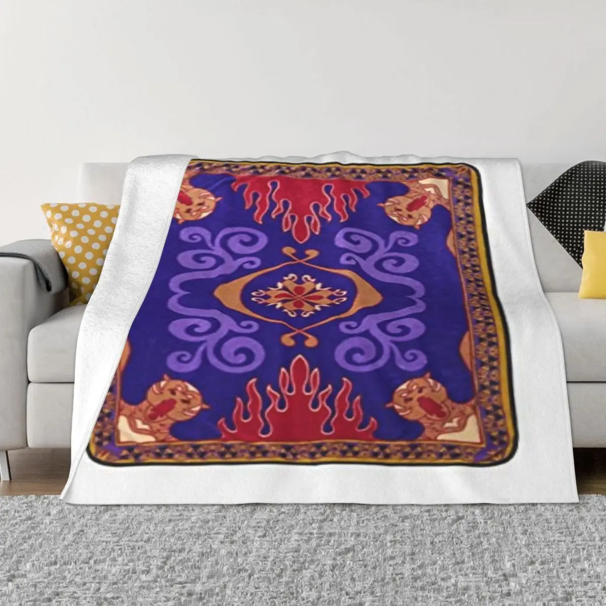 Aladdin Magic Carpet 103 Anime Throw Blanket Blankets And Throws Throw Blanket