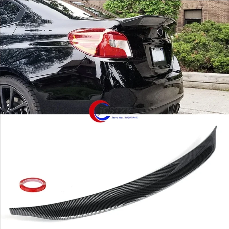 Car Styling For Subaru WRX STI 2014 2015 2016 2017 2018 2019 2020 2021 ABS Rear Trunk Spoiler Wing Back Boot Lip Cover