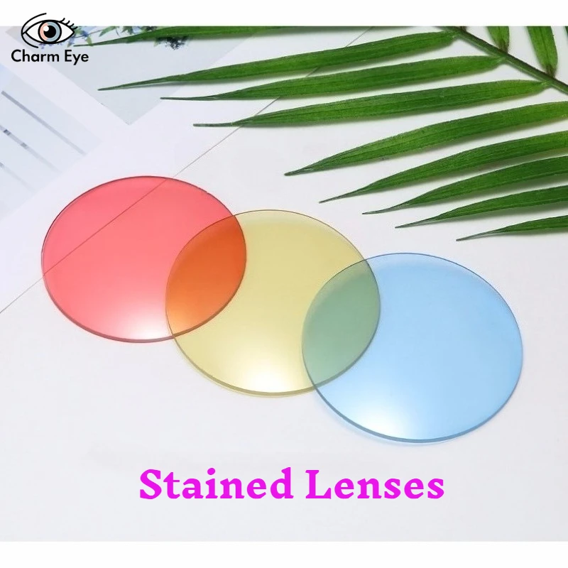 

1.56 1.61 1.67 1.74 Prescription Resin Aspherical Dyed Lens Discoloration Solar Eye Lenses Light Transparent Optical Lenses