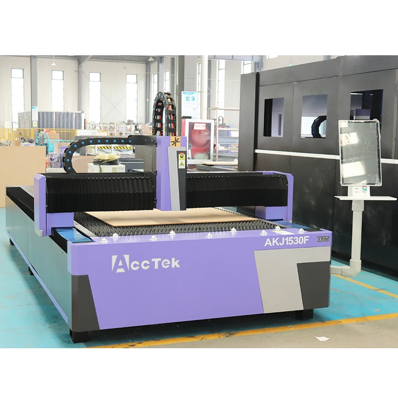 Cnc Optical Fiber Laser 3kw Cutter For Steel Aluminum 6mm Laser Cutting Machinery 3 Years Warranty