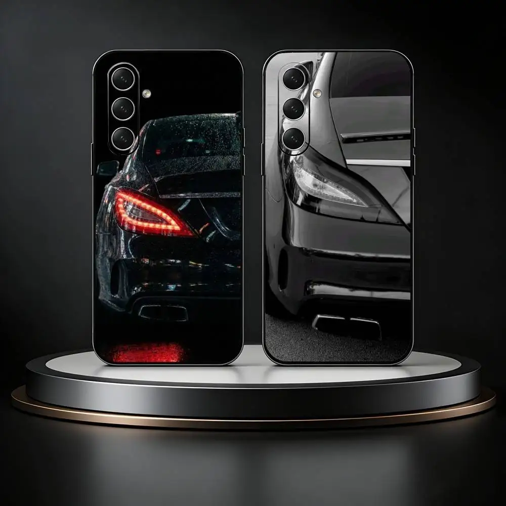 

C-Cls 63 Car Phone Case For Samsung Galaxy A73,21,22,32,71,53,52,51,80,5G Soft Black Cover