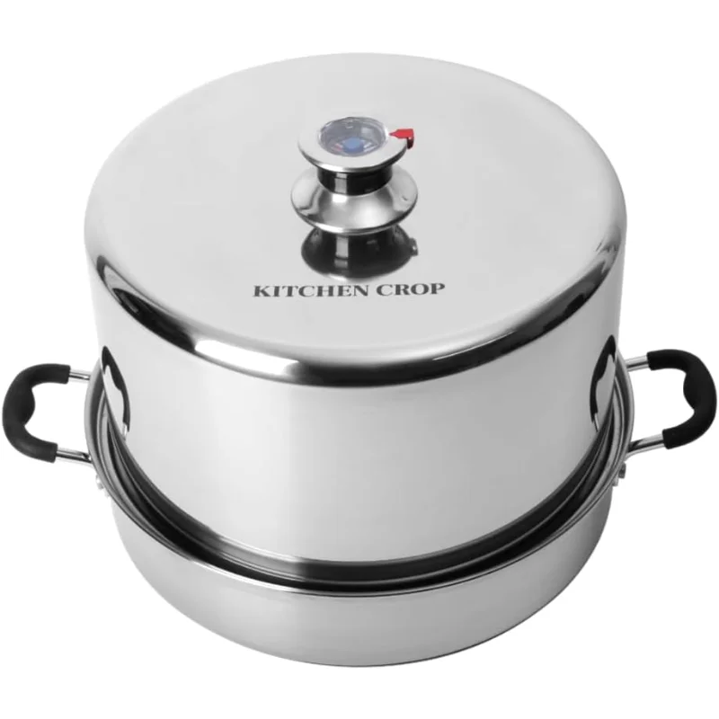 

Steam Canner with Temperature Indicator (Stainless Steel Steam Canner)