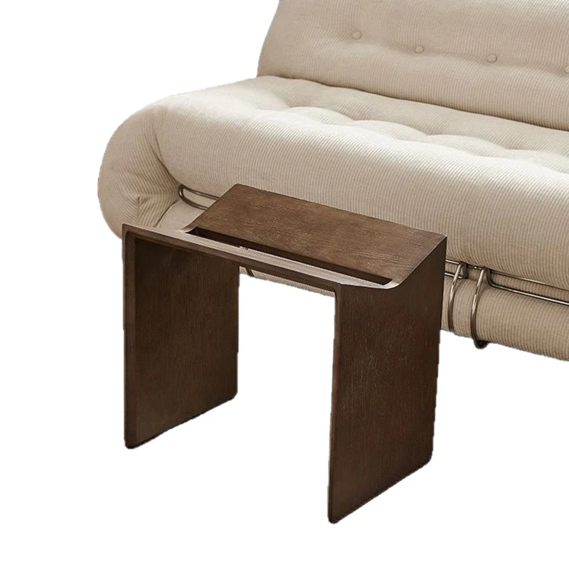 Minimalist Solid Wood Side Table Designer Artistic Sofa Corner Table Living Room Home Use Bedside Table