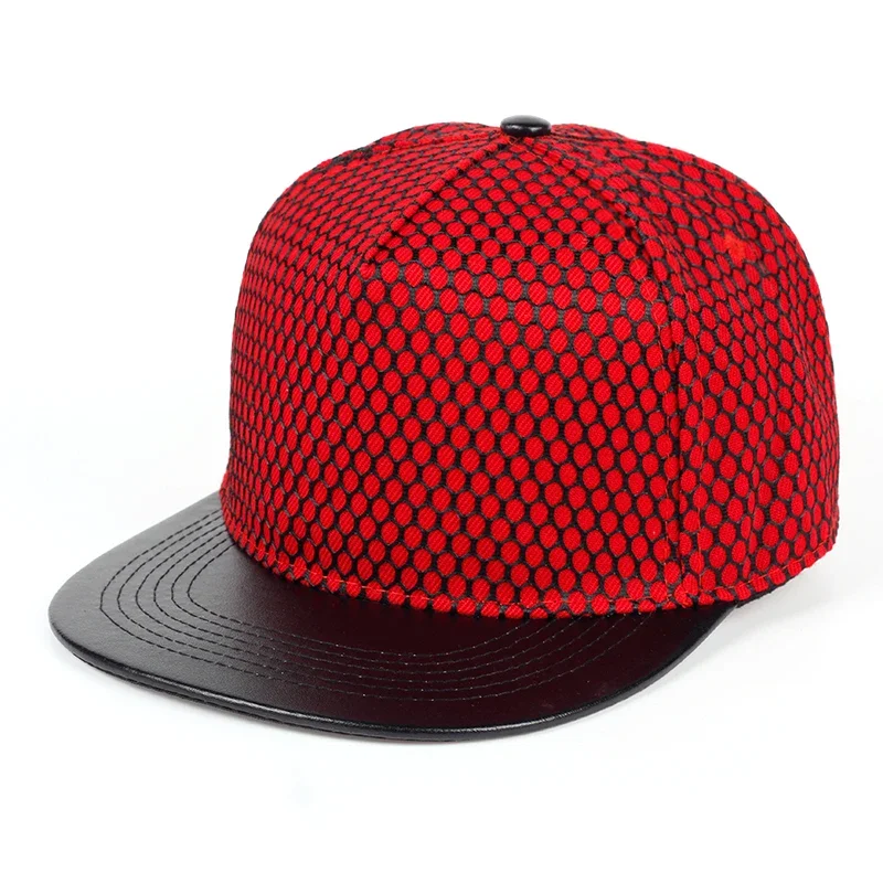 Fashion light board net hat hip hop hats Street tide men and women flat cap fashion hip-hop baseball caps gorras