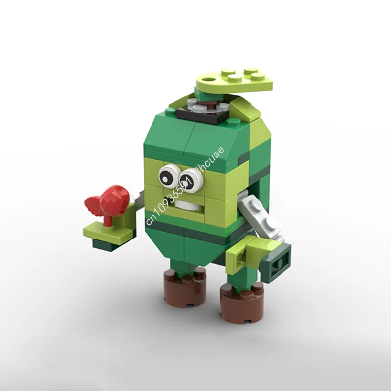 

57pcs MOC Apple Guy Alternate Classiced Model Building Blocks Construction Christmas Gifts DIY Creative Brick Kids Toys Birthday