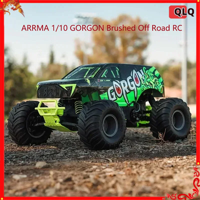 Arrma 1/10 Gorgon Magic Snake Brushed Rear Wheel Drive Large Tire Off Road Rc Remote Control Electric Brushed Model Car