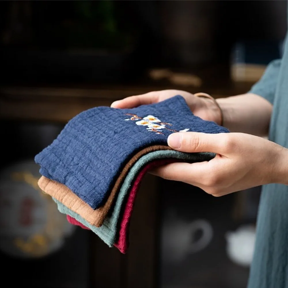 Durable Cotton Tea Cloth Lightweight Easy To Clean Cleaning Rag High-class Fabric Ultra-soft Cotton and Linen Tea Towels