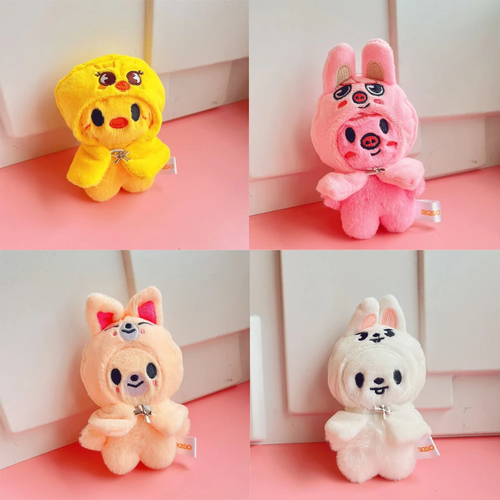

New Skzoo KPOP Plush Keychain Korean Ide Pendant Toy Keychain Fan Collection Giftsol Felix HyunJin Jisung Plush Cartoon