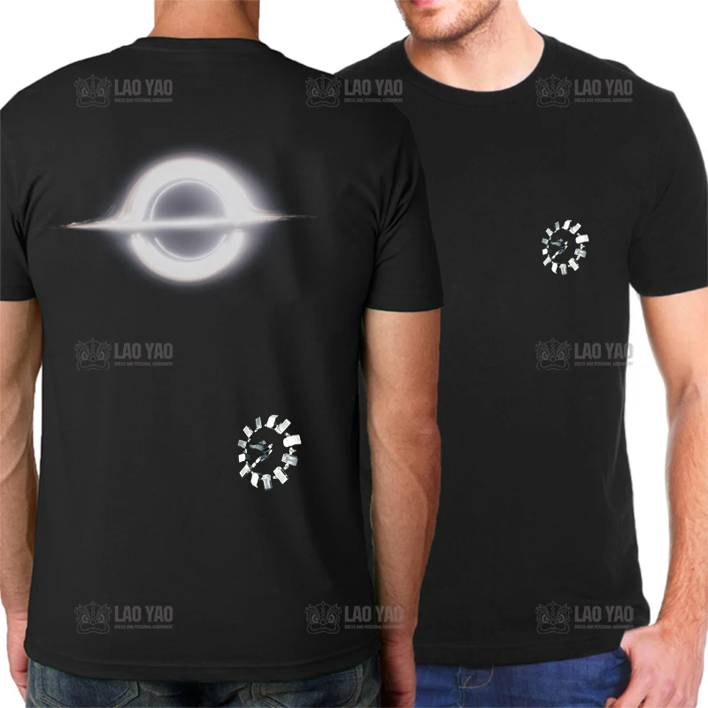 Interstellar (2014) Movie T Shirt Men Summer O-neck  Short-sleev   Camisa T-shirt Streetwear  Y2k Kawaii Clothes