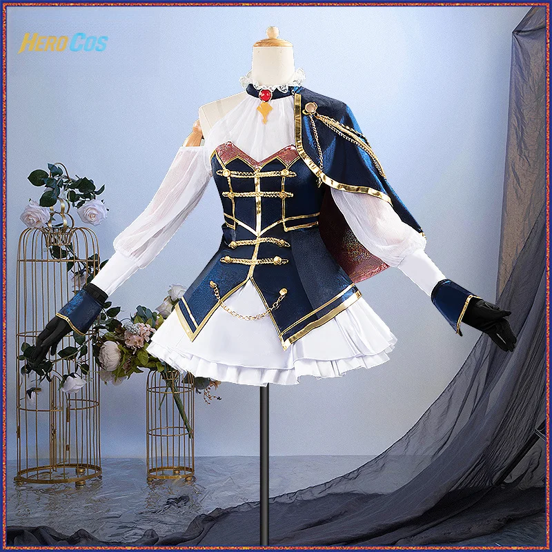 

Vtuber Ange Katrina Cosplay Costume NIJISANJI SYMPHONIA Gorgeous Uniform Halloween Party Role Play Outfit Women HERO Cos