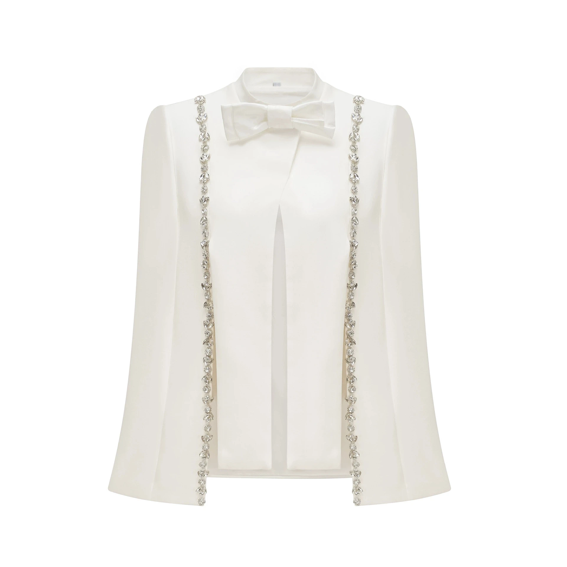 Langärmlige, elegante, hochwertige, zierliche Cape-Anzugjacke für Damen im Herbst, neuer Schal-GZXX512