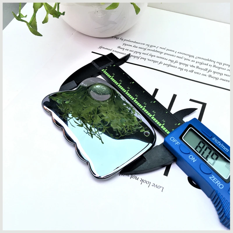 Terahertz Energy Stone Meridian Scraping Board Acupuncture Point Massager Face Eye Slimming Beauty Care Guasha Massage Tool