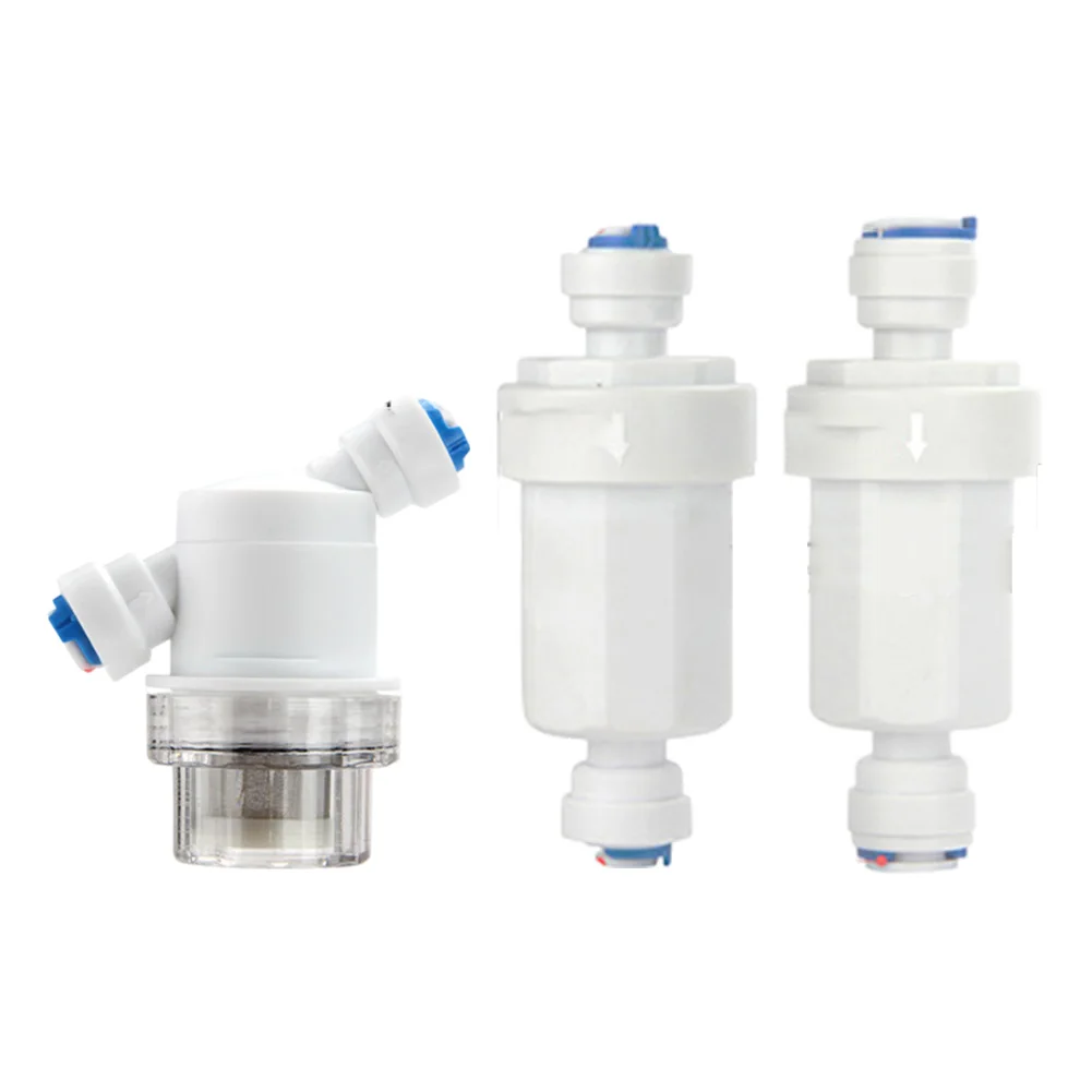 1PCS Mini Quick Connection Filter 1/4in 3/8in Mesh Sand Particles Filter Water Purifier Front Home Garden Connector Garden Parts