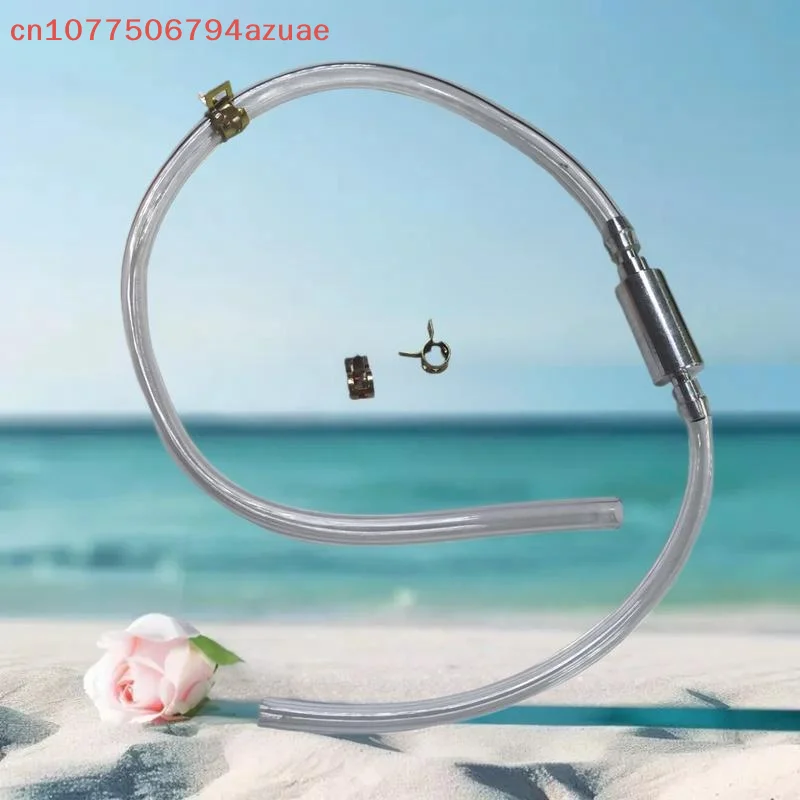 For Motorcycle Clutch Brake Fluid Bleeder Hose Pipe Kit Brake Bleeder Hose- One Way Check Valve Tube Bleeding Tool Kit