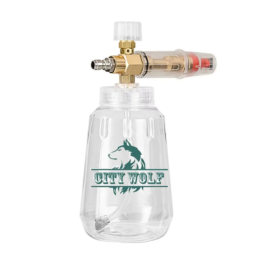 

Снежная пена Lance 3600PSI Пена для мойки автомобилей G1/4 QC Очиститель высокого давления Очистка пола грузовика Инструмент для мойки автомобиля Бутылка для мыла