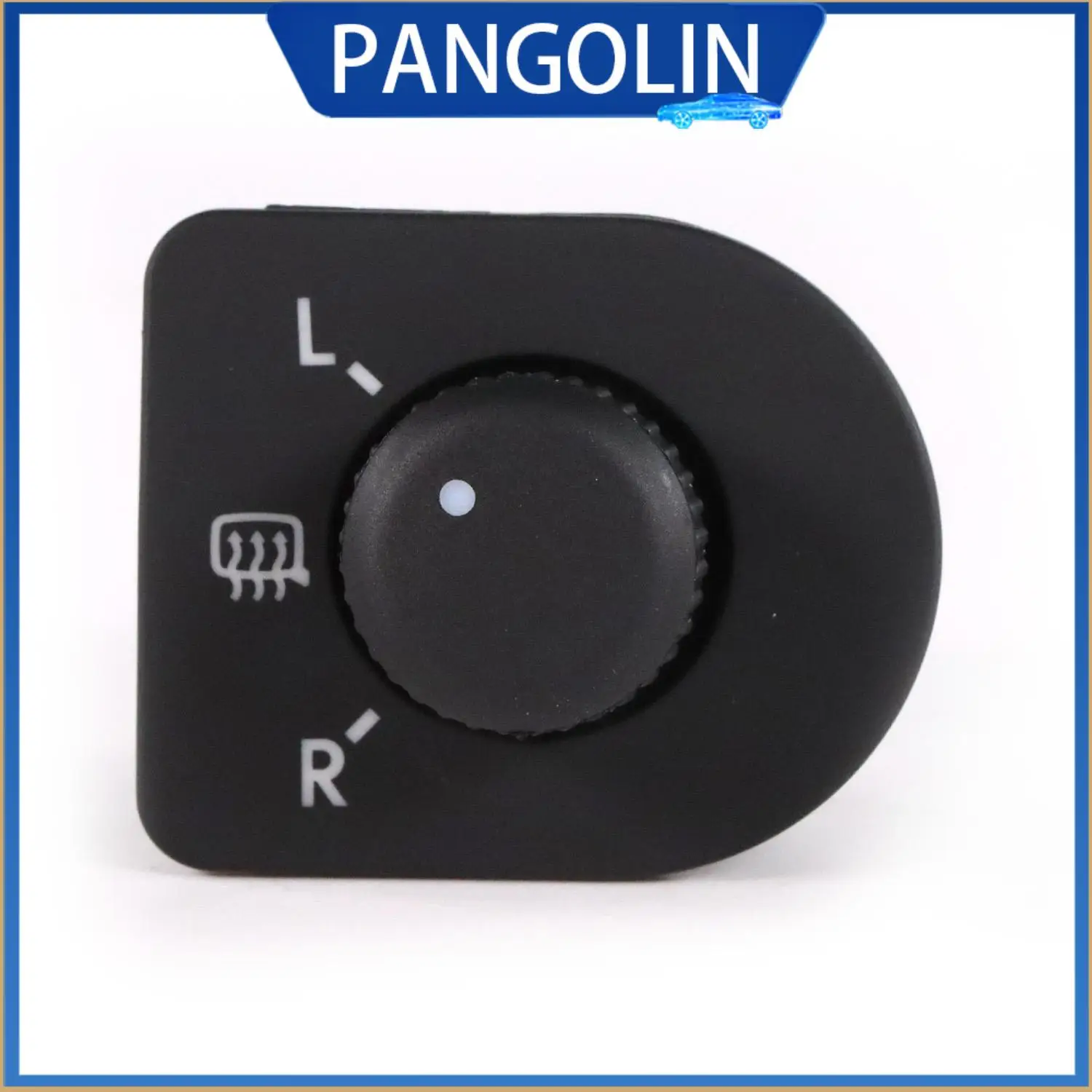 

PANGOLIN Rear View Wing Mirror Switch Knob 1U1959565L Mirror Adjust Switch for Octavia I with 10-Pin Electric Heated Black ABS