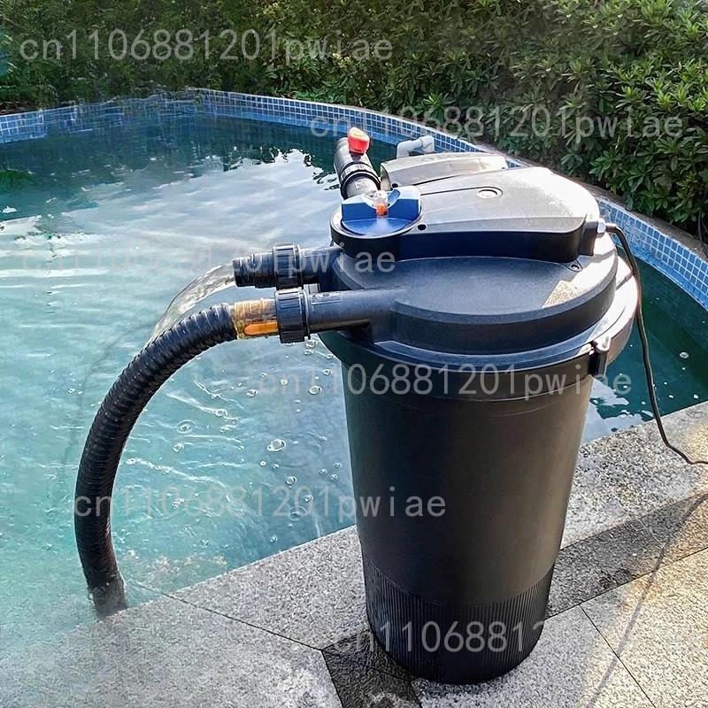 

CPF1500 2500 Fish pond water circulation system Fish pond filter device Koi purification Large pond filter bucket