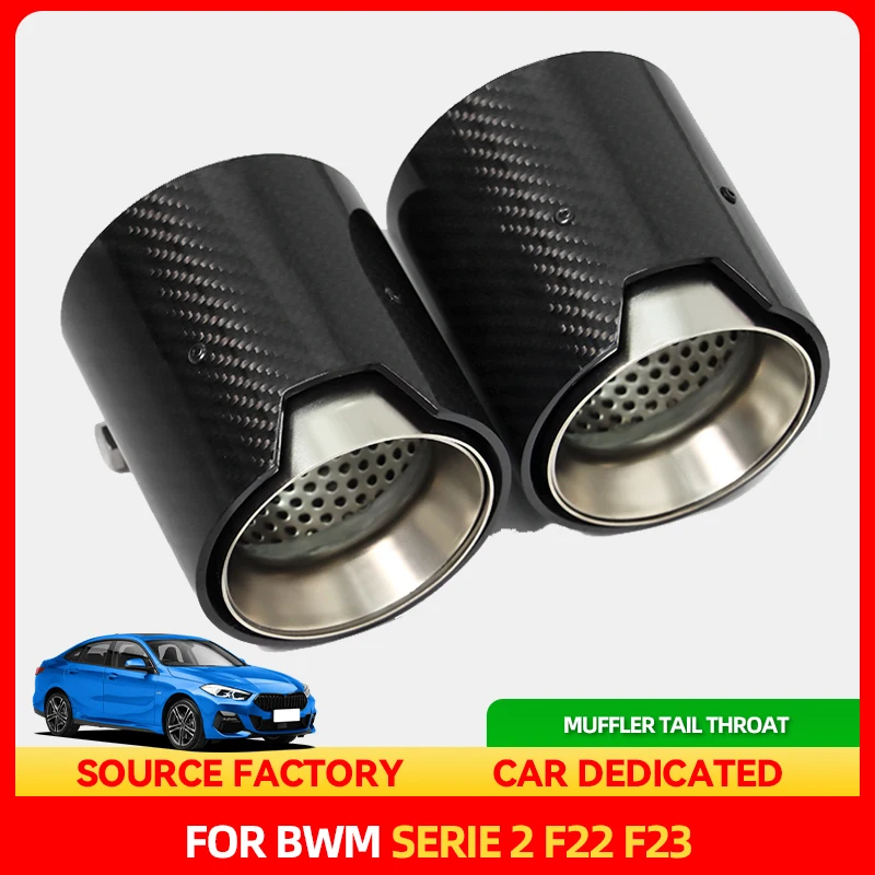 

Лидер продаж, 2 шт./лот, для BMW 2 серии F22 F23 M235i M240i F20 F21 M135i M140i M Performance, выхлопная система автомобиля из углеродного волокна T