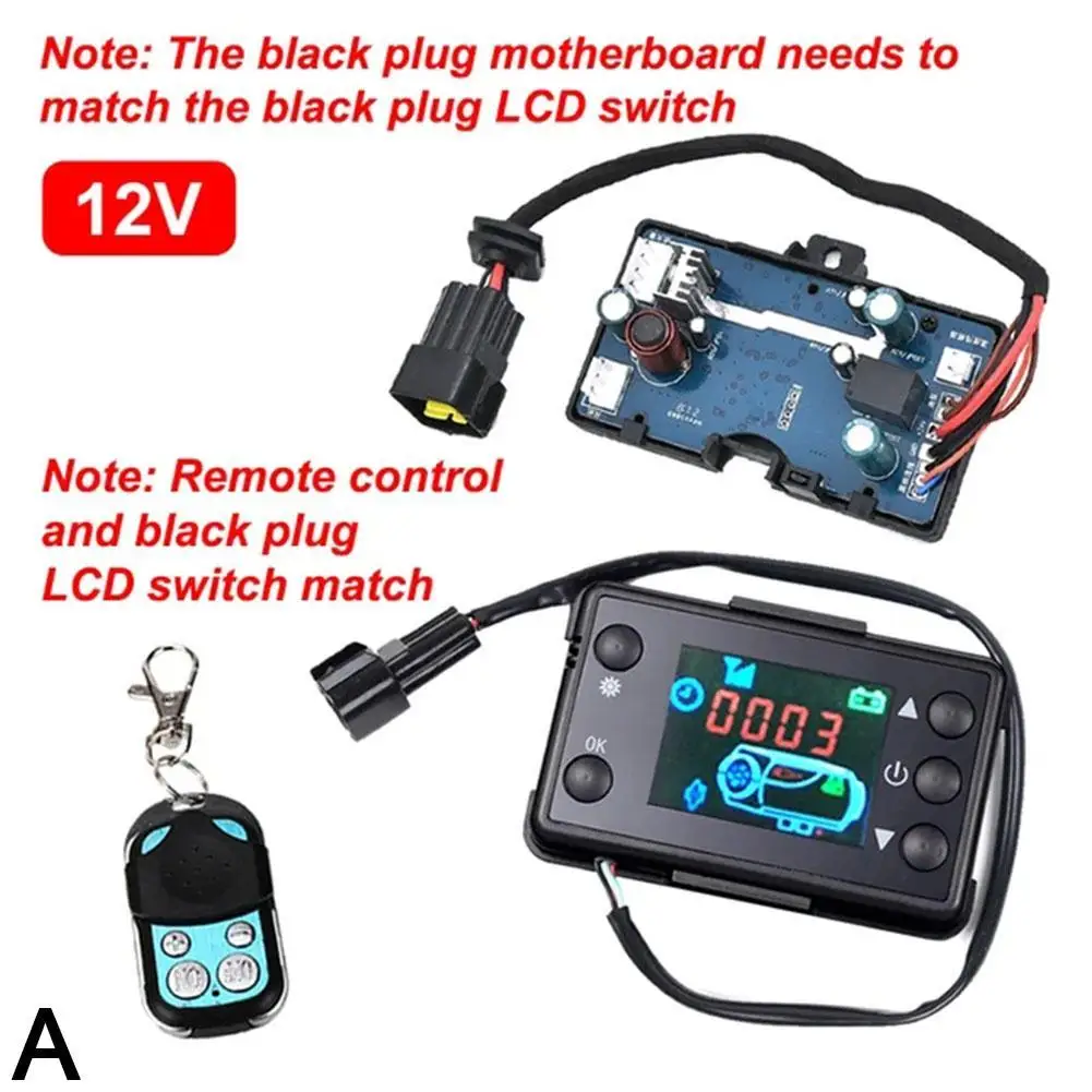 

For 12V 5KW Control Board Motherboard LCD Monitor Remote Control Car Air Diesel Parking Heater Car Heater Accessories