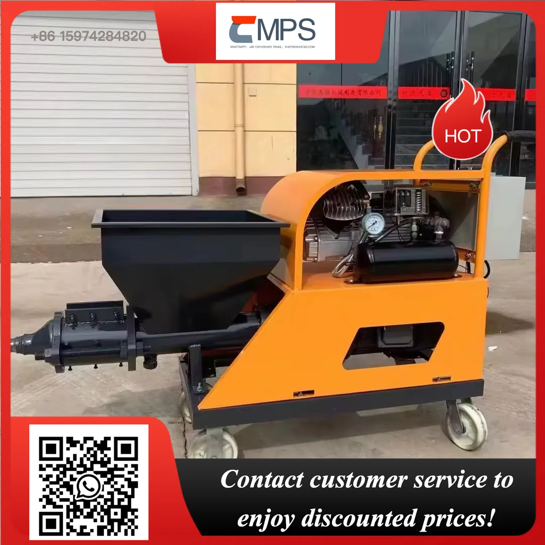

380V High-pressure Spraying Machine Multi-functional Coating Cement Mortar Grouting Putty Real Stone Paint Plastering Spray Gun