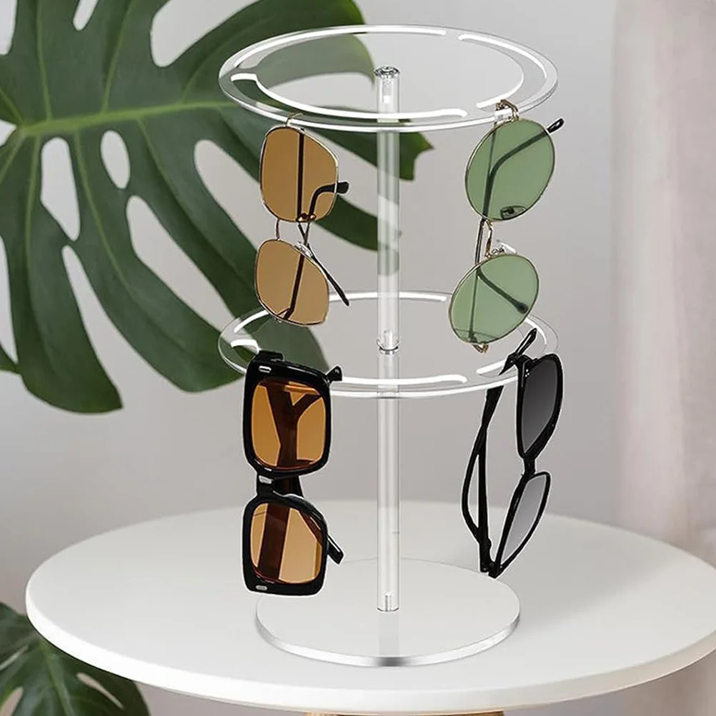

Glasses Display Rack Acrylic Sunglasses Holder Desktop Organizer Stable Glasses Stand Eyeglasses Holder Stand Sunglasses Rack