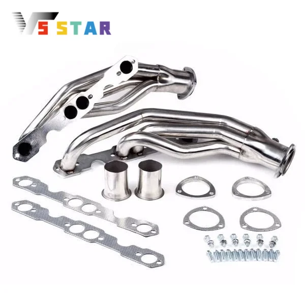

MT001037 High Quality Stainless Steel Exhaust Headers For 1988-1997 Chevy GMC 5.0L 5.7L V8 Engines C K Sliver
