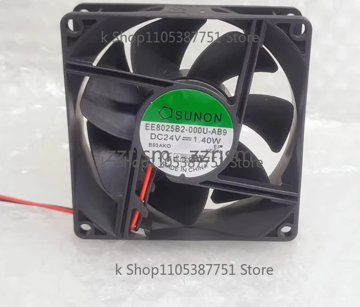 

NEW Cooler Fan for SUNON EE80252B2-000U-AB9 DC24V 1.40W Inverter Cooling Fan 8025 8cm 80*80*25MM kk+