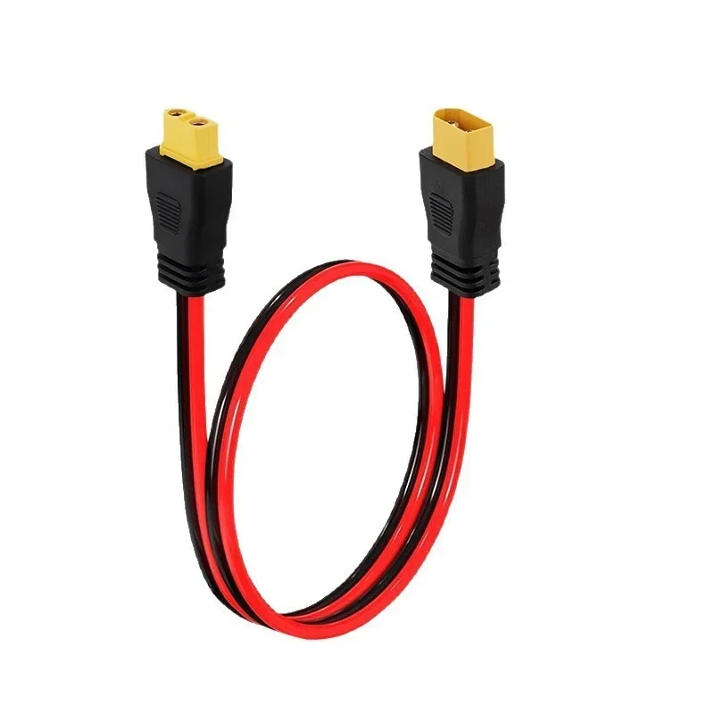 12AWG XT60 Extension Cable, Molded XT60 Male to Female Power Cord for Solar Generator and Portable Power Station