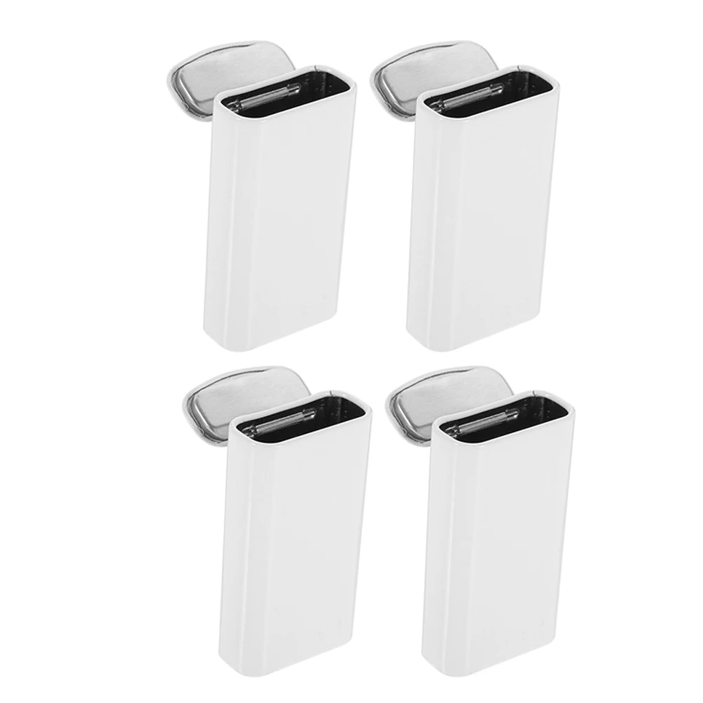

4 Pcs Rectangular Empty Metal Candy Box Miniature Tin Storage Case Sweets Container
