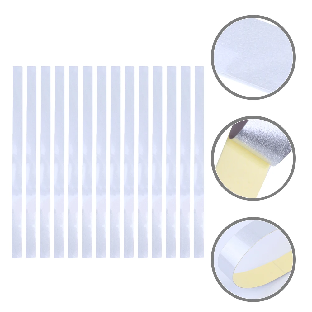 20pcs Reflective Strips Stickers Retro Tape Tachometer Waterproof Silver Outdoor Use Optical Measurement Tools