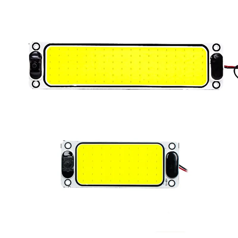 LED Car Interior Luz de Leitura, Night Strip Light, lâmpada do teto com On Off Switch para Van, camião, caminhão, campista, barco, 12-24V