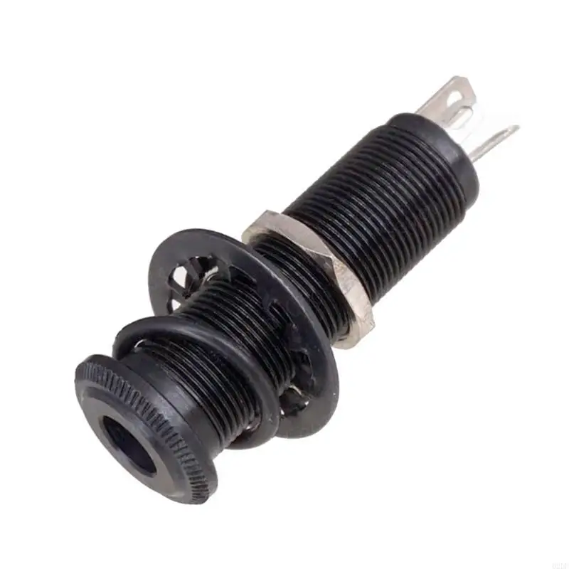 Electric Guitar Barrels Jacks Cylinder Input/Output Mono Active Long Threaded