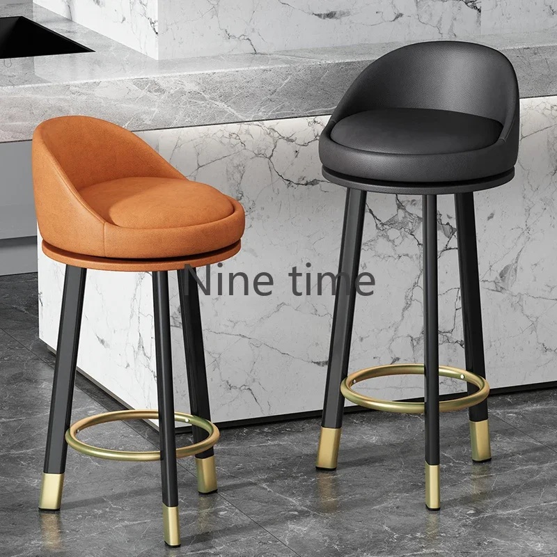 

High Luxury Reception Dining Bar Chairs Accent Nordic Modern Library Kitchen Bar Chairs Office Swiver Tabourets De Bar Furniture