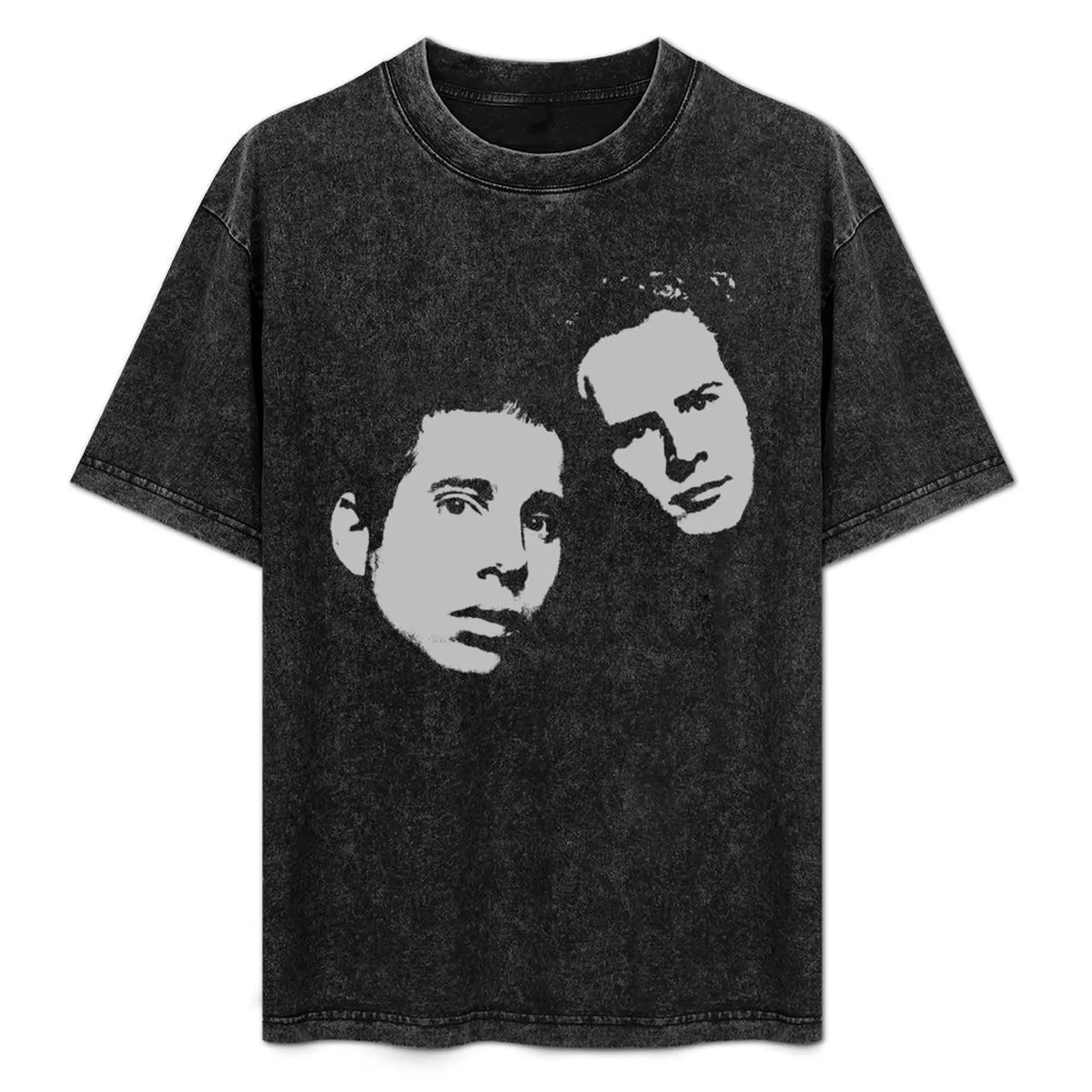 Simon & Garfunkel Tribute T-Shirt Stretch Fabric Comfort T-Shirt
