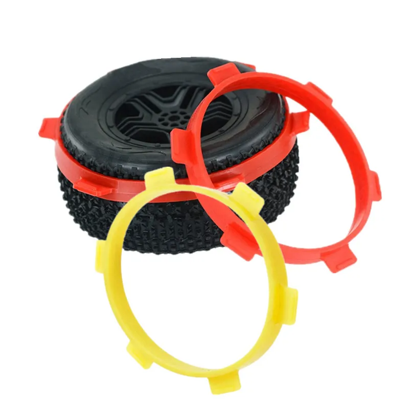 4pcs 85mm*10mm RC Car Stick Tire Ring For Tire Glue/ Gluing Bands Fit 1/8 Buggy 1/10 Short-Course Scale Model Remote Control Toy