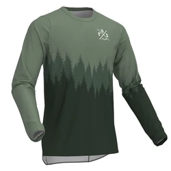 Camisetas de descenso para hombre, ropa deportiva de Motocross, camisetas de bicicleta de montaña, MTB, todoterreno, DH