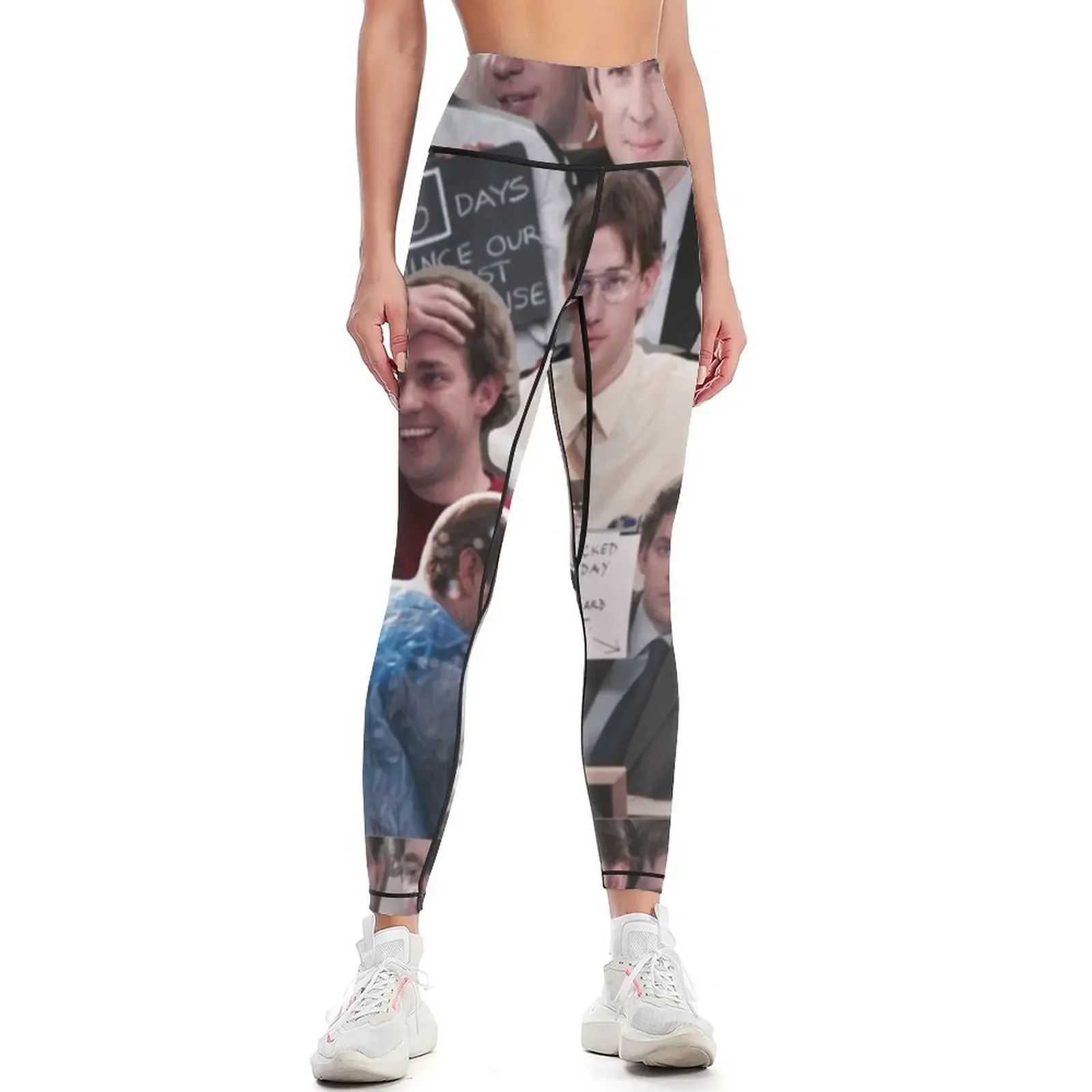 

Jim Halpert - The Office Leggings sport set legging pants raises butt Legging sport legging gym Womens Leggings